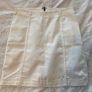 Free People Size 4 bodycon white skirt